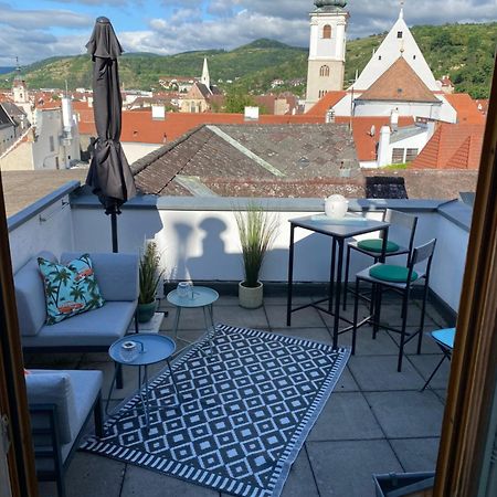 Terrassen Appartement Ueber Den Daechern Von Krems ภายนอก รูปภาพ