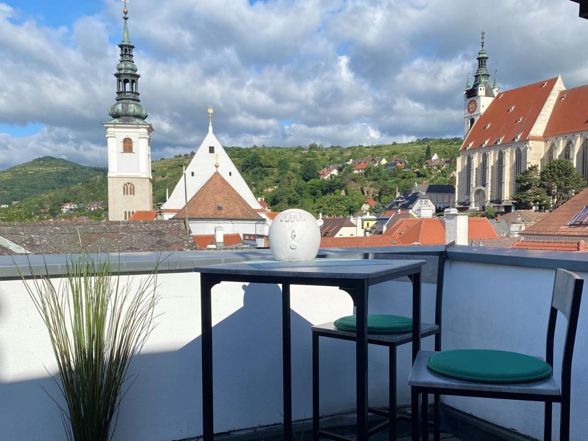 Terrassen Appartement Ueber Den Daechern Von Krems ภายนอก รูปภาพ