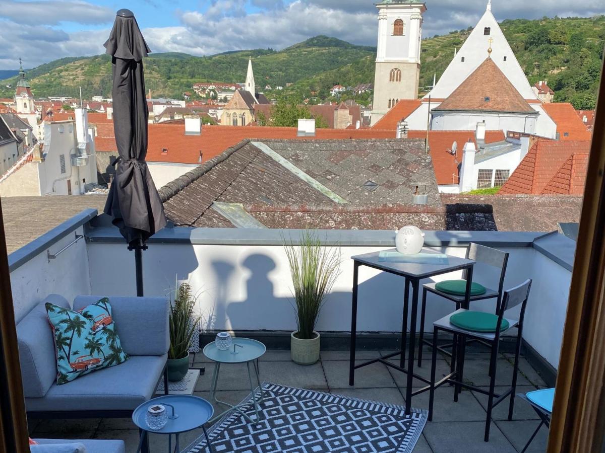Terrassen Appartement Ueber Den Daechern Von Krems ภายนอก รูปภาพ