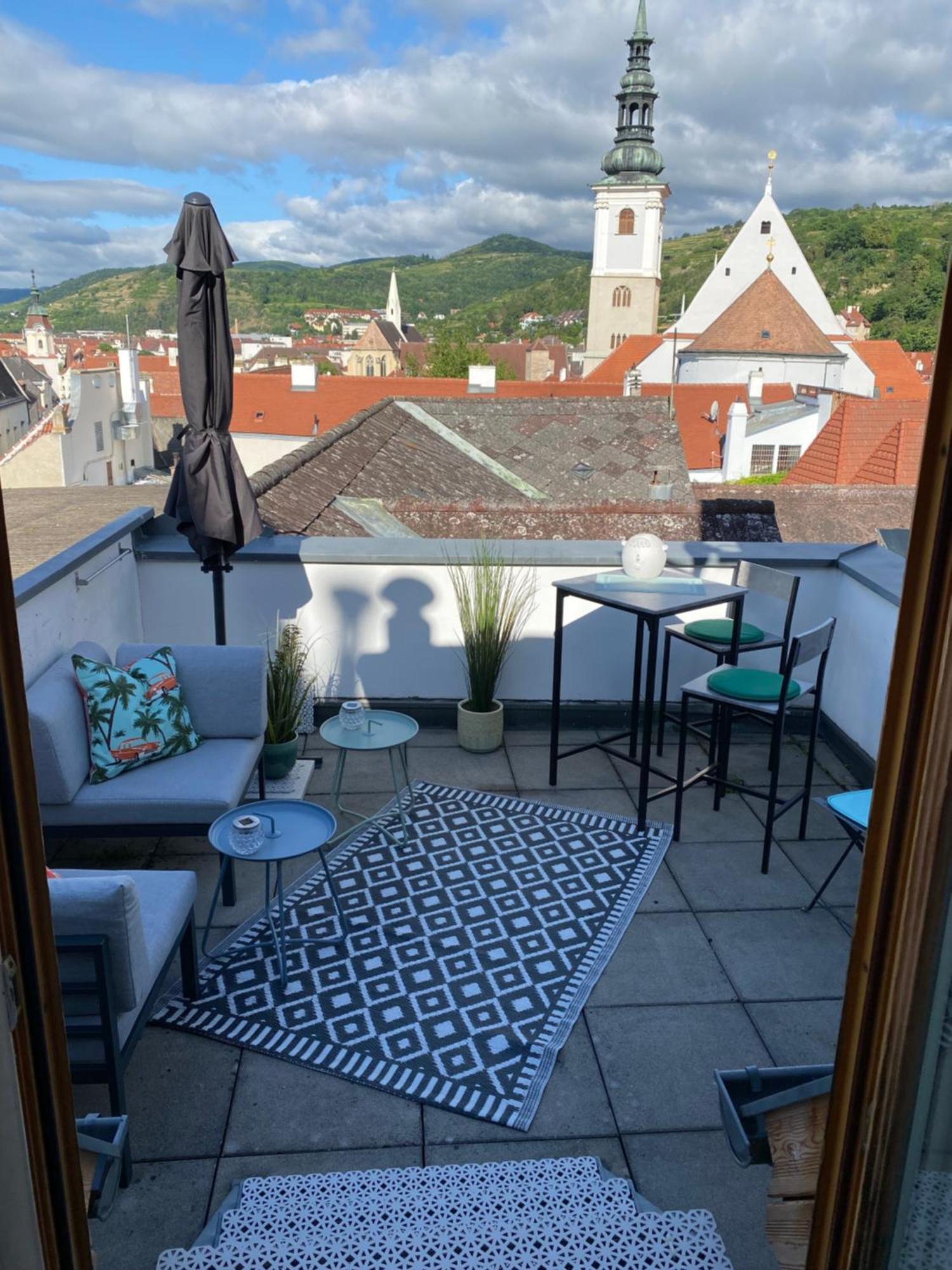 Terrassen Appartement Ueber Den Daechern Von Krems ภายนอก รูปภาพ